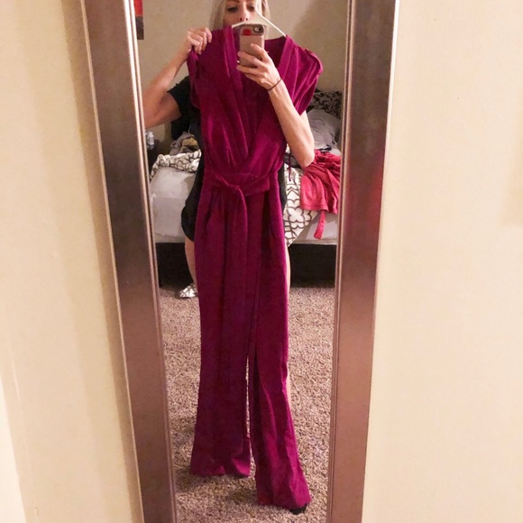 dvf pink jumpsuit